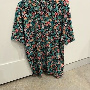 CHUBBIES - Men’s Sz L Floral Print Polo Shirt